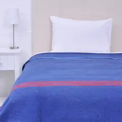 PLUMETTI - Frazada Térmica Single Líneas Azul