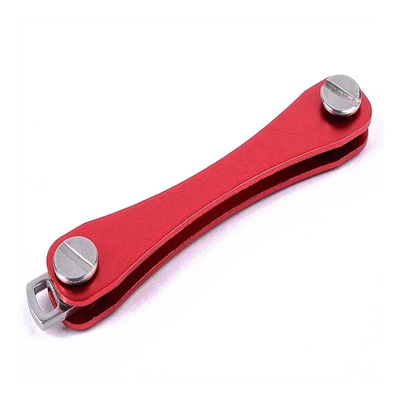 GENERICO - Organizador Llavero Porta Llaves Rojo