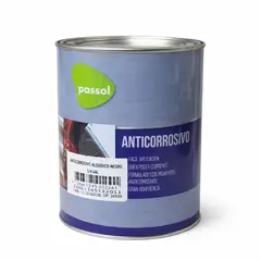 PASSOL - Anticorrosivo Alquídico Negro 14 Galon rejasfierro