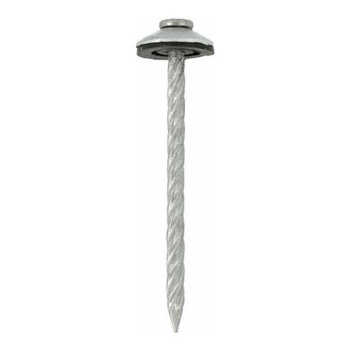 GENERICO - Clavos Para Techo Zinc Acanalado 2 12 25u Fixser - Gris.