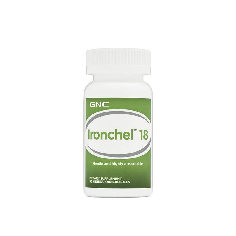 GNC - GNC - IRONCHEL, HIERRO 18MG, 90 CAPSULAS