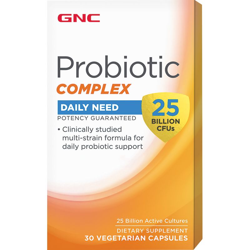 GNC - GNC - PROBIOTIC COMPLEX 25 BILLONES UFC, 30 CAPSULAS