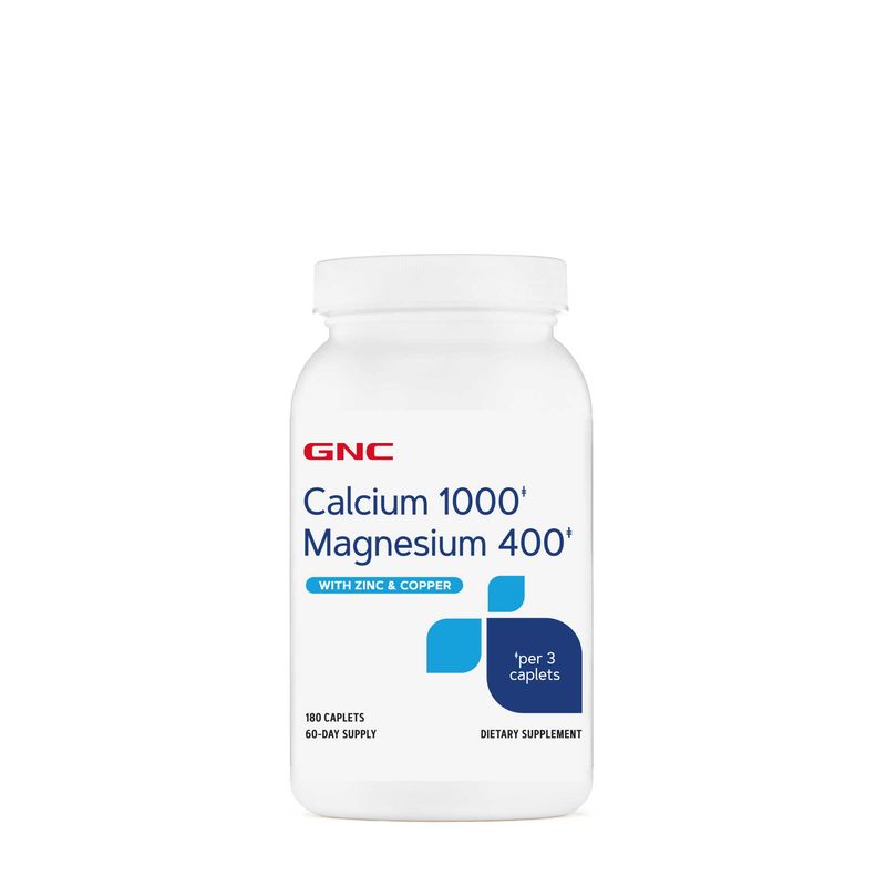 GNC - GNC CALCIO Y MAGNESIO, 180 COMPRIMIDOS