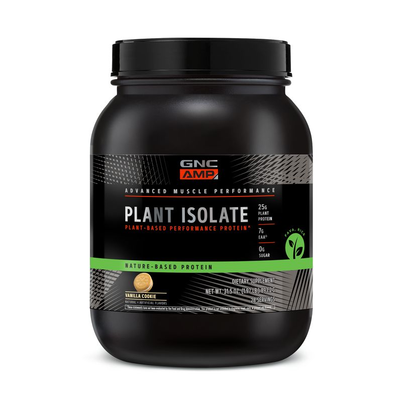 GNC - GNC AMP PLANT ISOLATE VAINILLA Y GALLETA 28 SERVIDAS