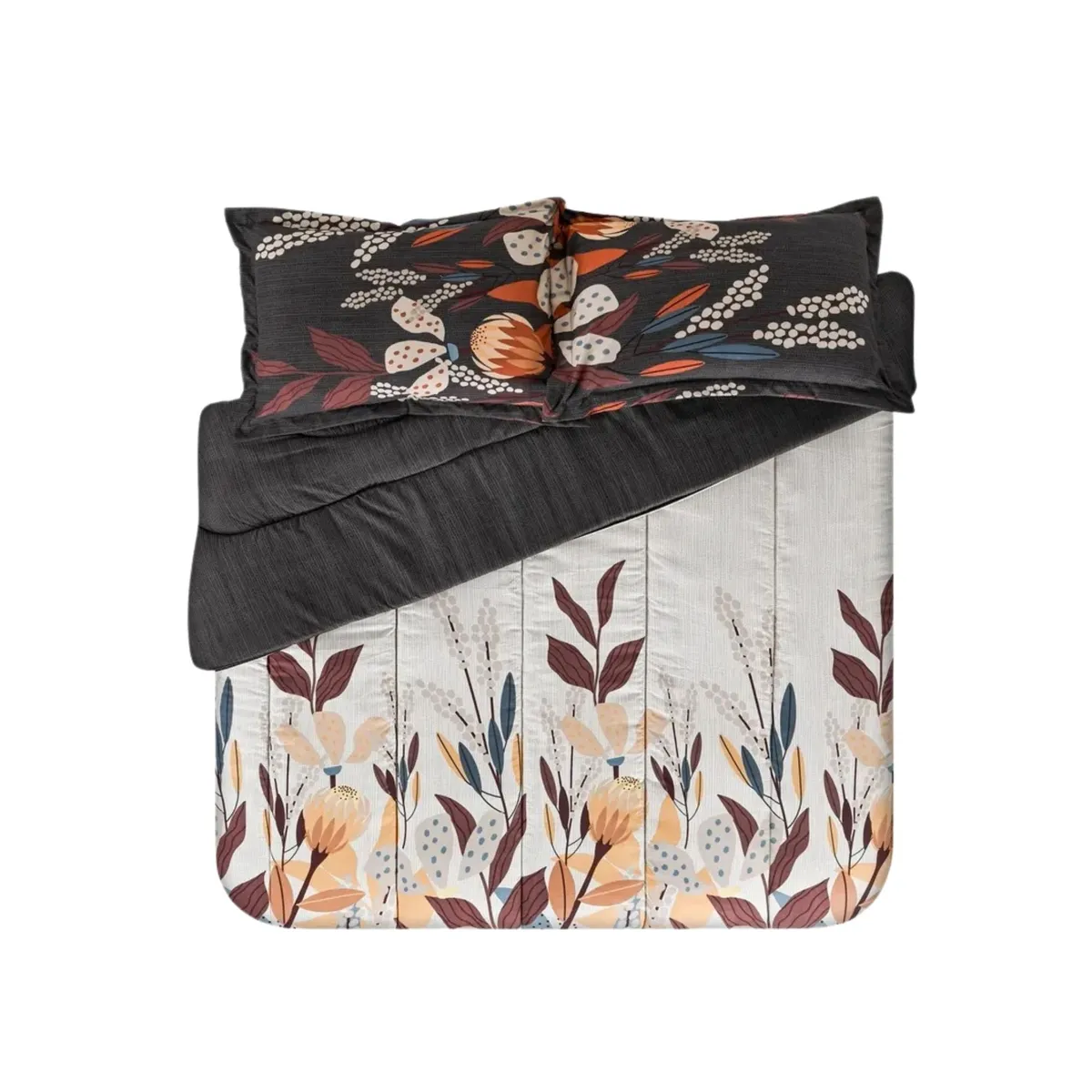 CANNON - Plumón Cannon Reversible Super Soft 2 Plazas 240x230 Cm. Branch