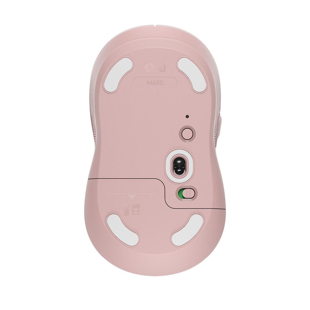 LOGITECH - Mouse Logitech Signature M650 Inalámbrico Rosa