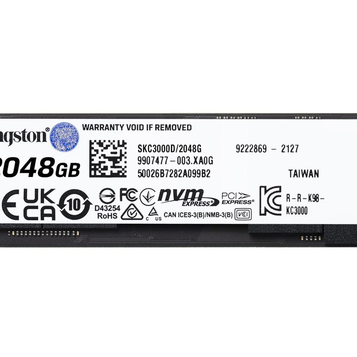 KINGSTON - Disco Estado Sólido Interno Kingston KC3000 2,05TB M.2