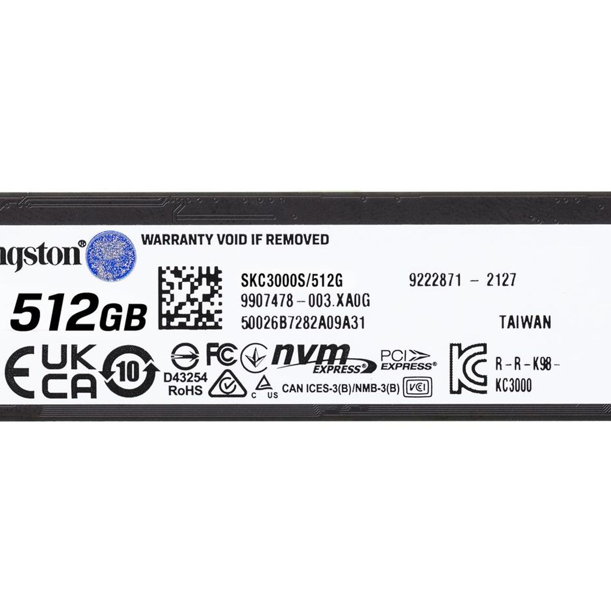 KINGSTON - Disco Estado Sólido Interno Kingston KC3000 512GB M.2