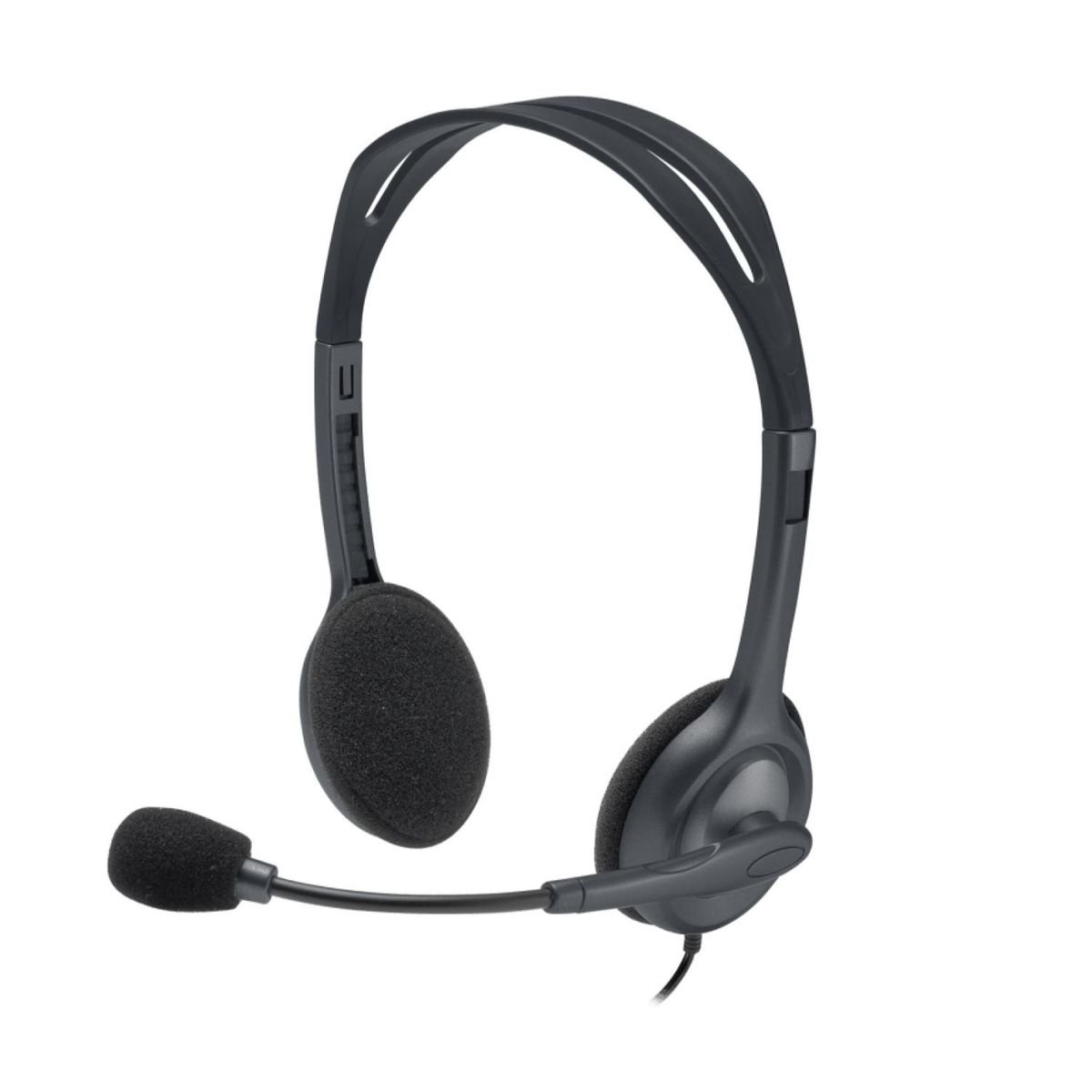LOGITECH - Audifono Headset Con Microfono Jack 3.5 Gris H111 Logitech