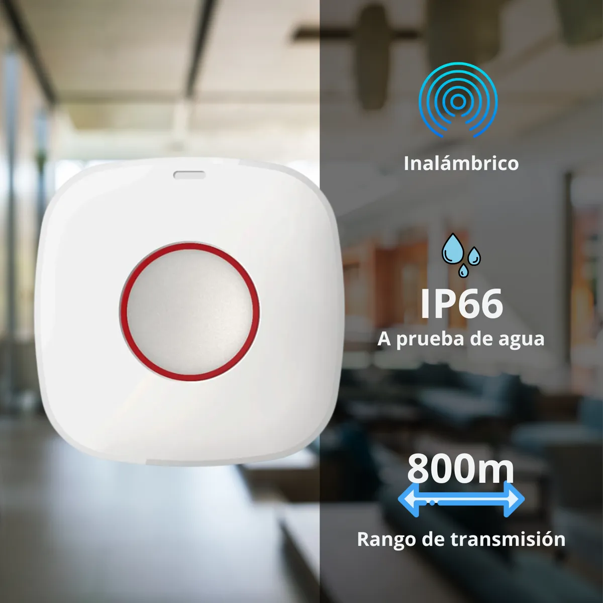 HIKVISION - Botón de alarma de pánico Inalámbrico para AX PRO