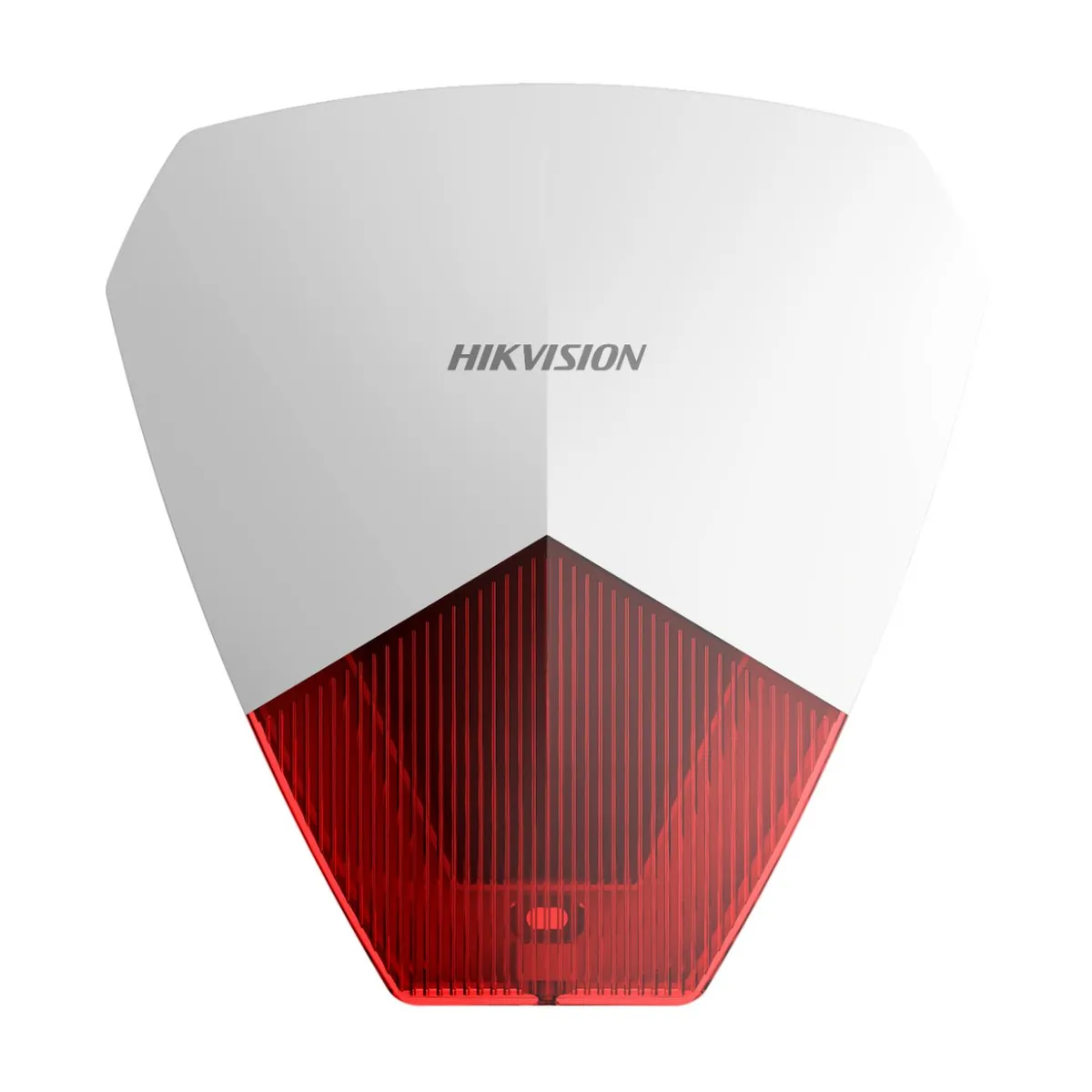 HIKVISION - Sirena alámbrica Exterior Rojo, Blanco