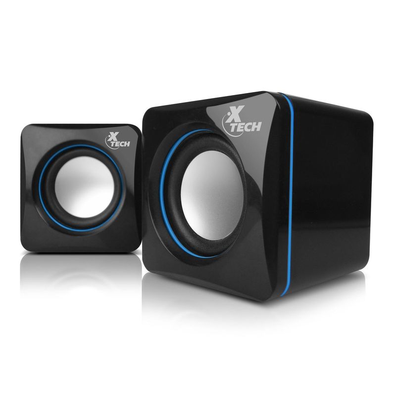 XTECH - Altavoz Alámbrico XTS-110 Negro, Azul