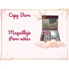 GENERICO - Kit De Maquillajes Para Niñas Capy Bara