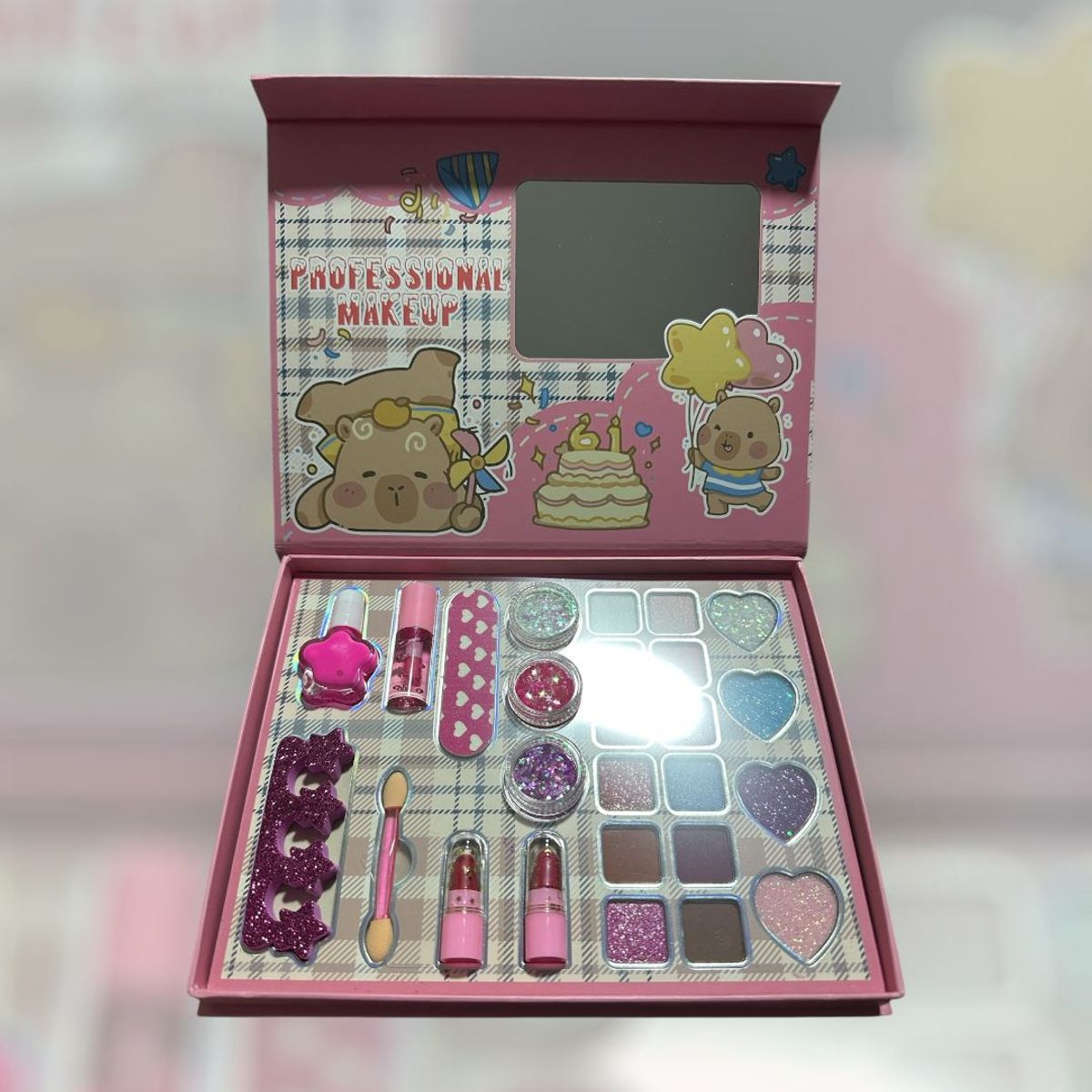 GENERICO - Kit De Maquillajes Para Niñas Capy Bara