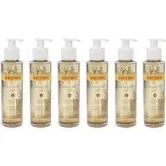 BURTS BEES - Aceite limpiador con coco y argán-pack de 6 6oz.