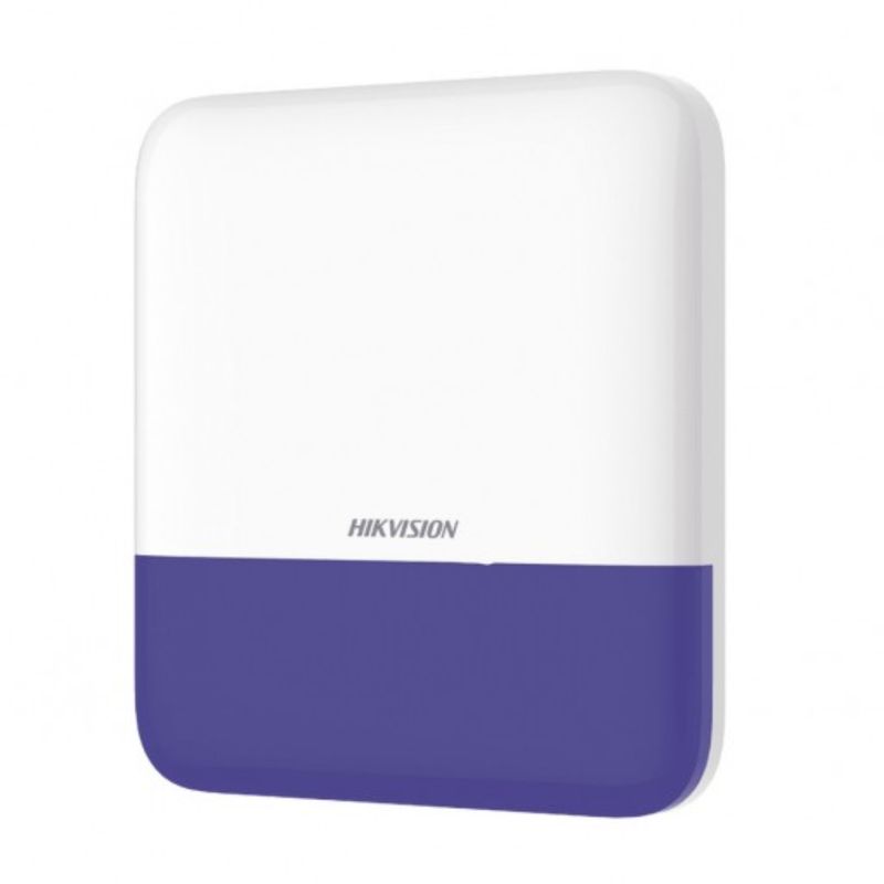 HIKVISION - Sirena Inalambrica Exterior Axpro Luz Azul.