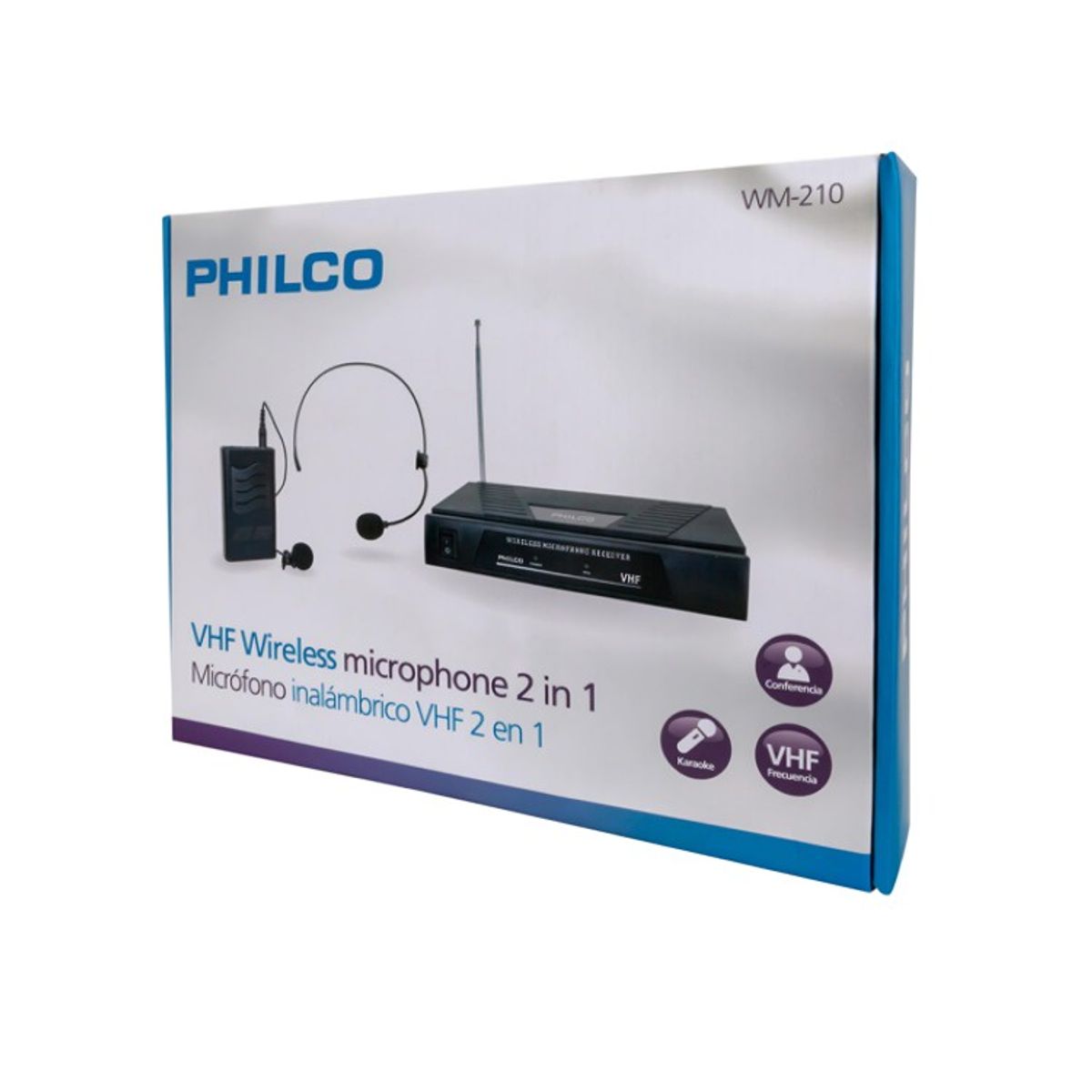 PHILCO - MICROFONO INALAM 2 EN 1 CINTILLOSOLAPA VHF