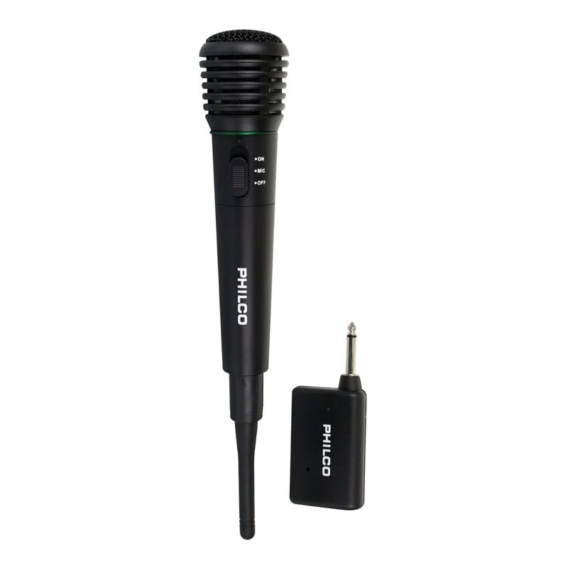 PHILCO - MICROFONO ALAMBRICO  INALAMBRICO VHF  FM