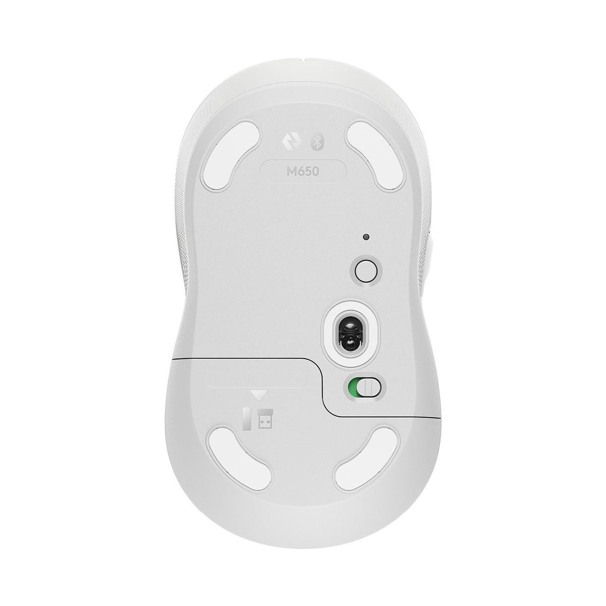 LOGITECH - Mouse Logitech Signature M650 Inalámbrico Blanco