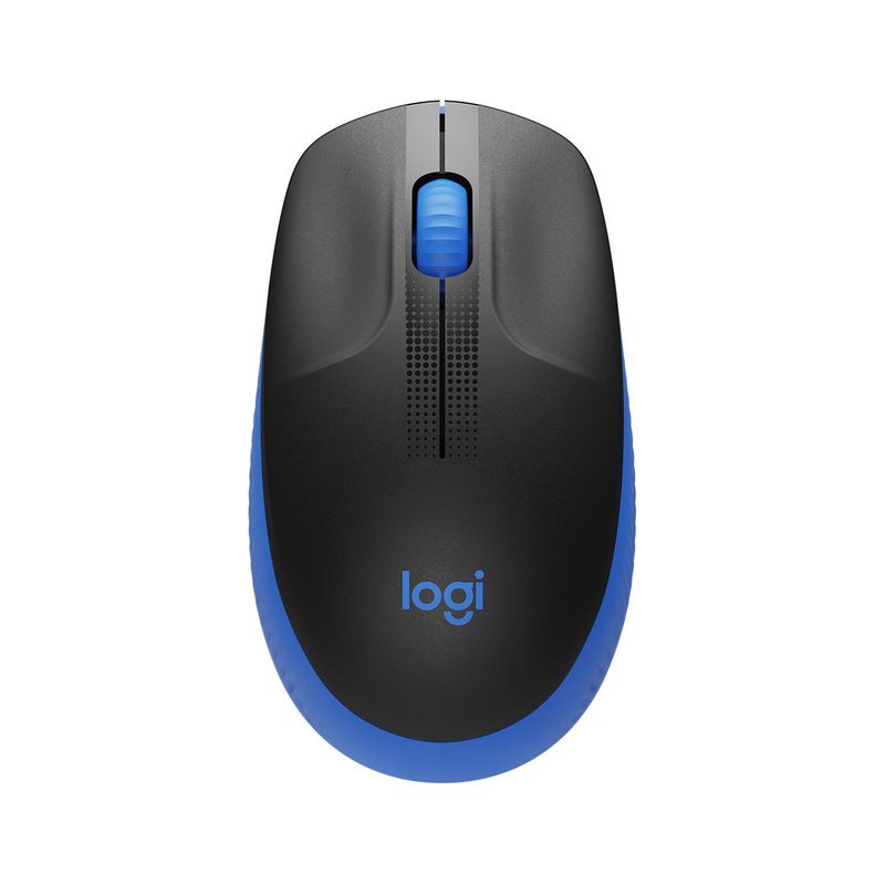 LOGITECH - Mouse Logitech M190 Inalámbrico Negro Azul