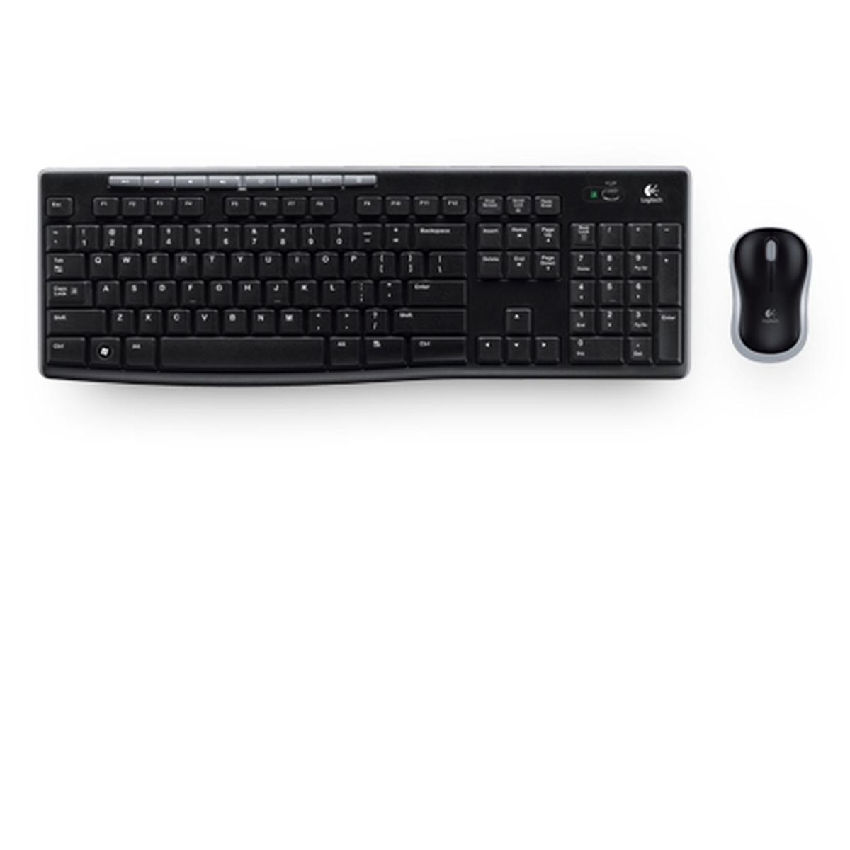 LOGITECH - Combo de Teclado y Mouse MK270 inalámbrico Negro