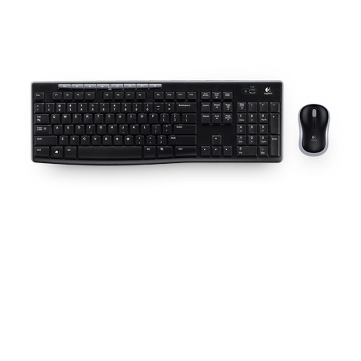 LOGITECH - Combo de Teclado y Mouse MK270 inalámbrico Negro