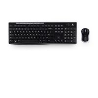 Combo de Teclado y Mouse MK270 inalámbrico Negro