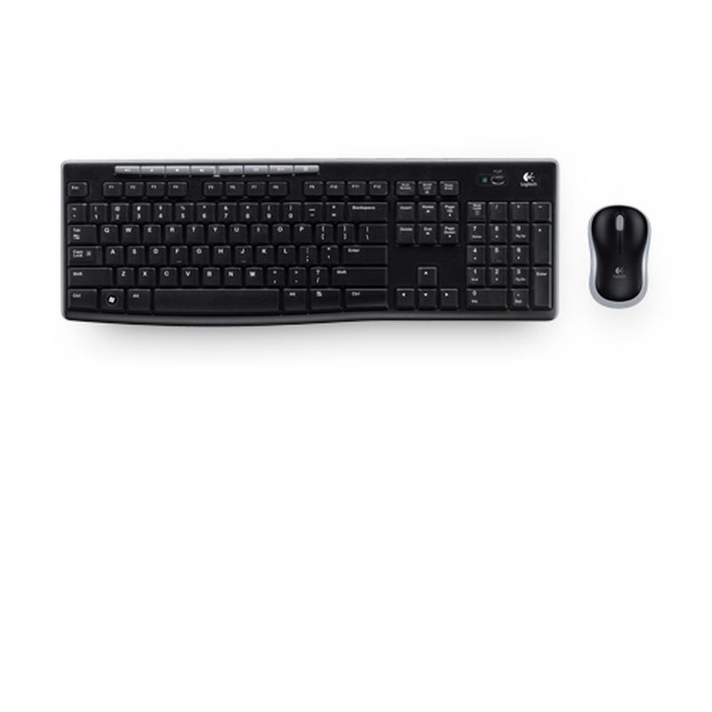 LOGITECH - Combo de Teclado y Mouse MK270 inalámbrico Negro