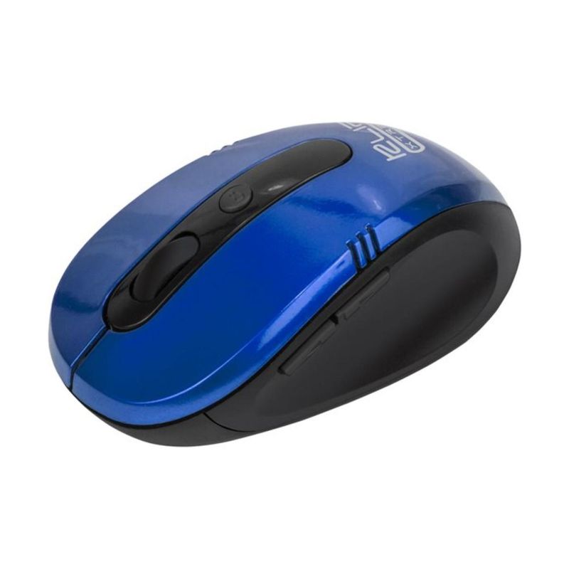 KLIP XTREME - Mouse Inalámbrico 6 Botones Diestro Azul