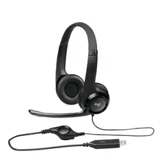 LOGITECH - Audifono Headset Con Microfono USB H390 Negro