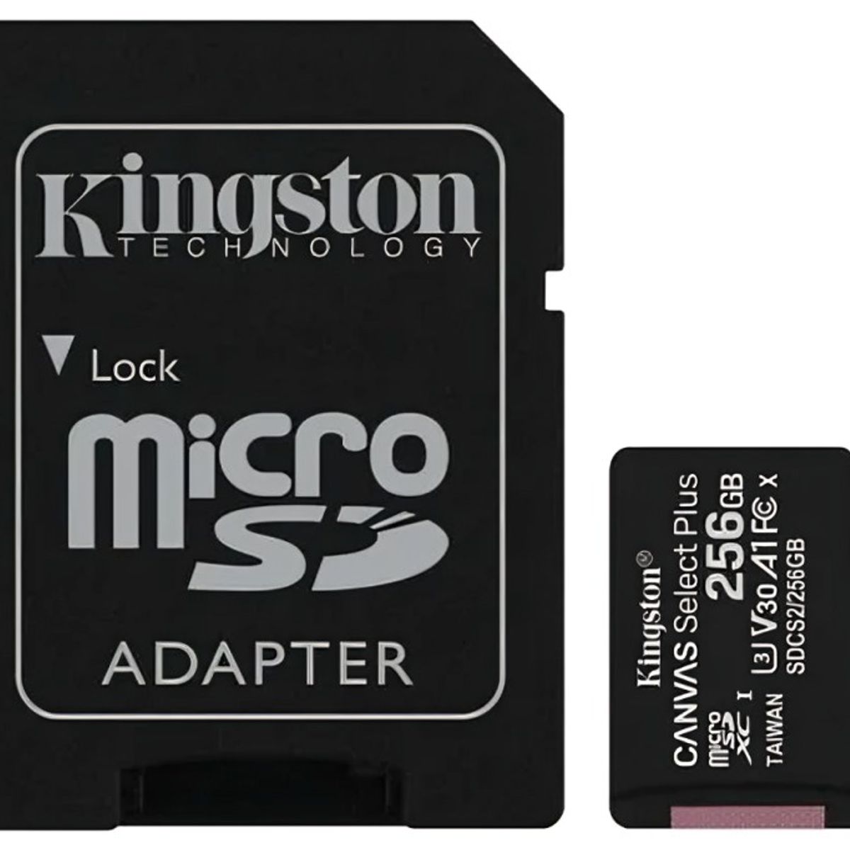 KINGSTON - MEMORIA MICROSD CADAPT SELECT PLUS 256GB SDCS2256GB