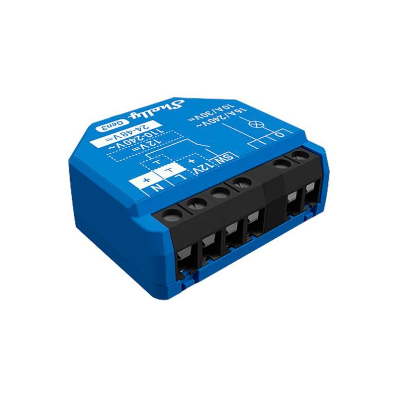 SHELLY - Interruptor Relay 1 Gen3 Shelly