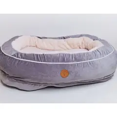 DOG REPUBLIC - Cama Premium Ulmo Gris M