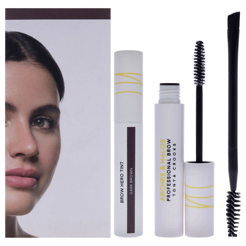 ARCHES AND HALOS - Kit de Tinte Brow Hero Marrón Oscuro - Arches and Halos