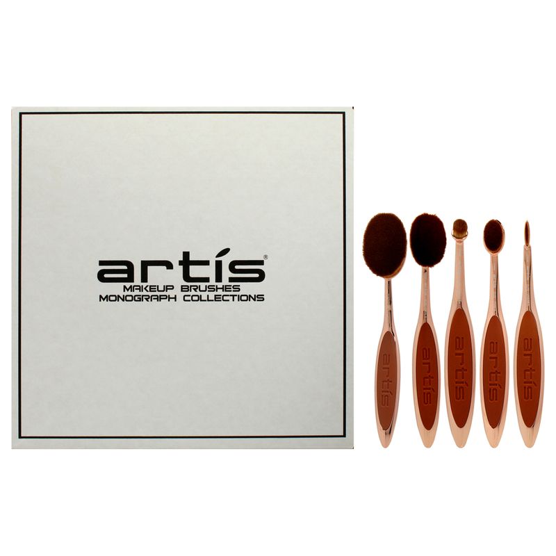 ARTIS - Set de Brochas Elite 5 Oro Rosa 5 Piezas - Artis.-