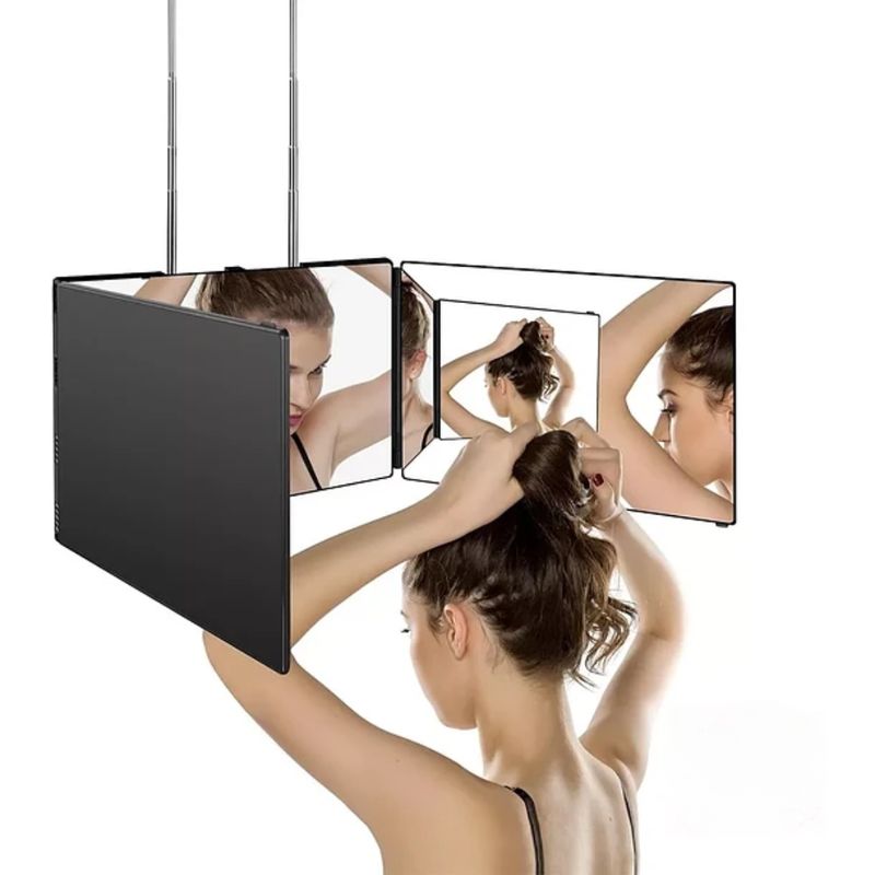 MOVI - Espejo Triple Plegable 360° Ideal para Maquillaje y Peinado