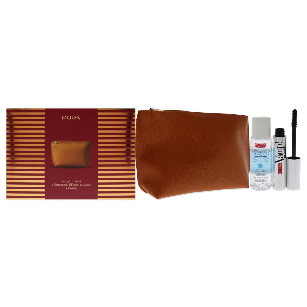 PUPA MILANO - Set Máscara Vamp Extreme + Desmaquillante Bifásico Pupa Milano