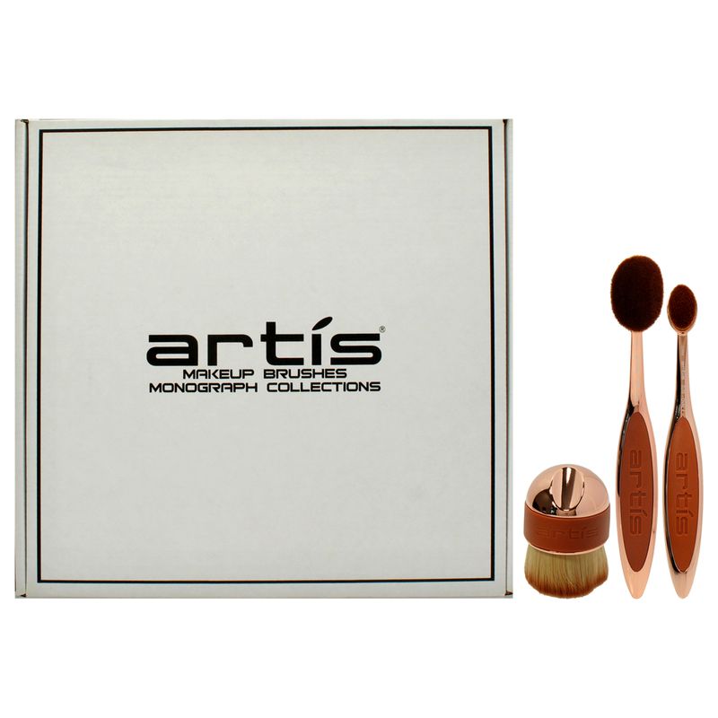 ARTIS - Set de Brochas Elite 3 Oro Rosa 3 Piezas - Artis
