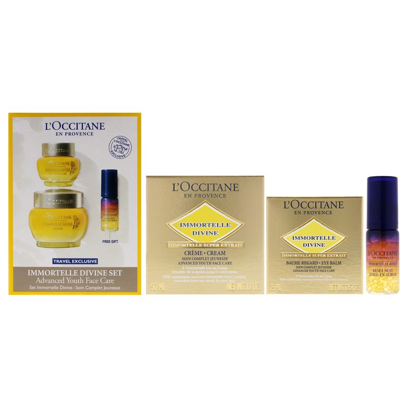 LOCCITANE - Set Immortelle Divine Cuidado Facial Avanzado - LOccitane
