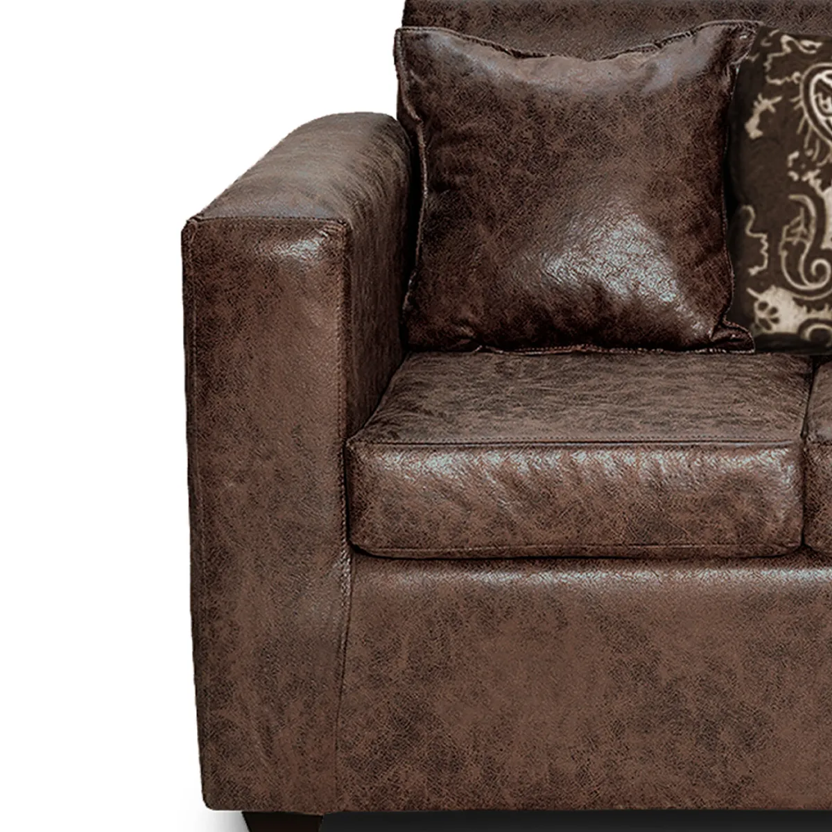 ADONIS LEUDH - Living 3+1+1 Ezeiza Envejecido Café Oscuro XL