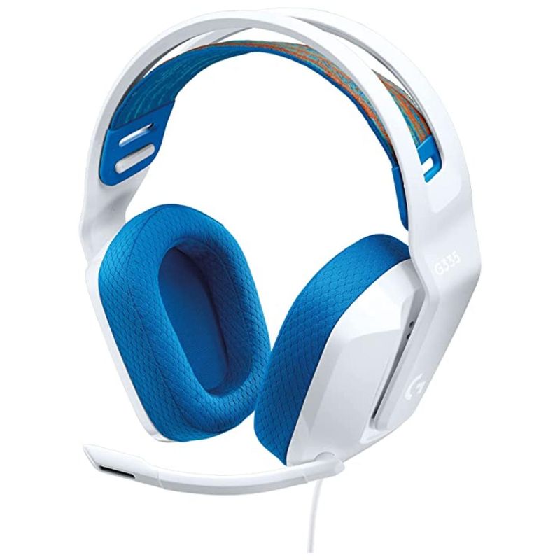 LOGITECH - Audifono Gamer Jack 3.5 PC PS5 PS4 Xbox Blanco G335 Logitech