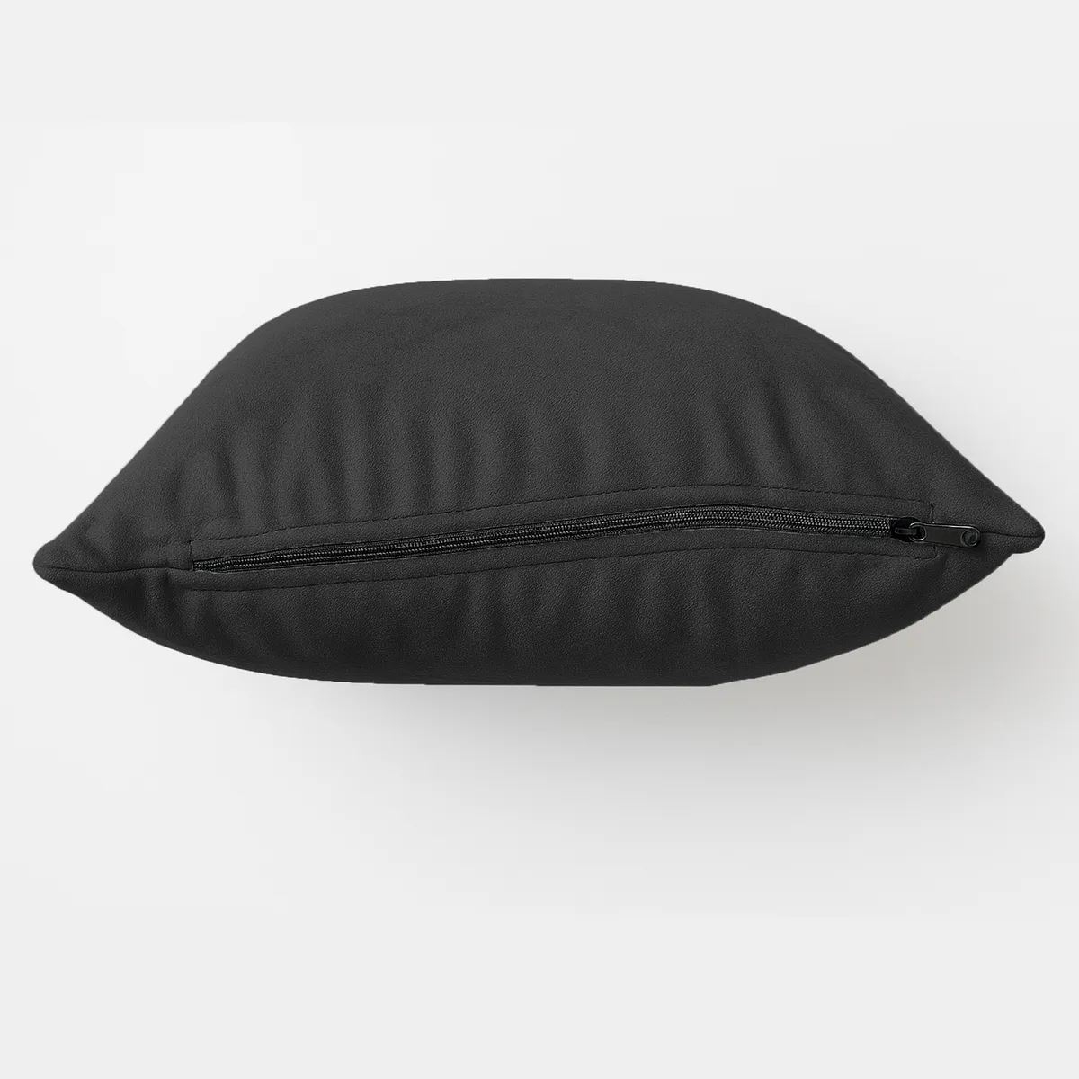 MBC - Set 4 Cojines 50x50 Con Cierre Felpa Negro