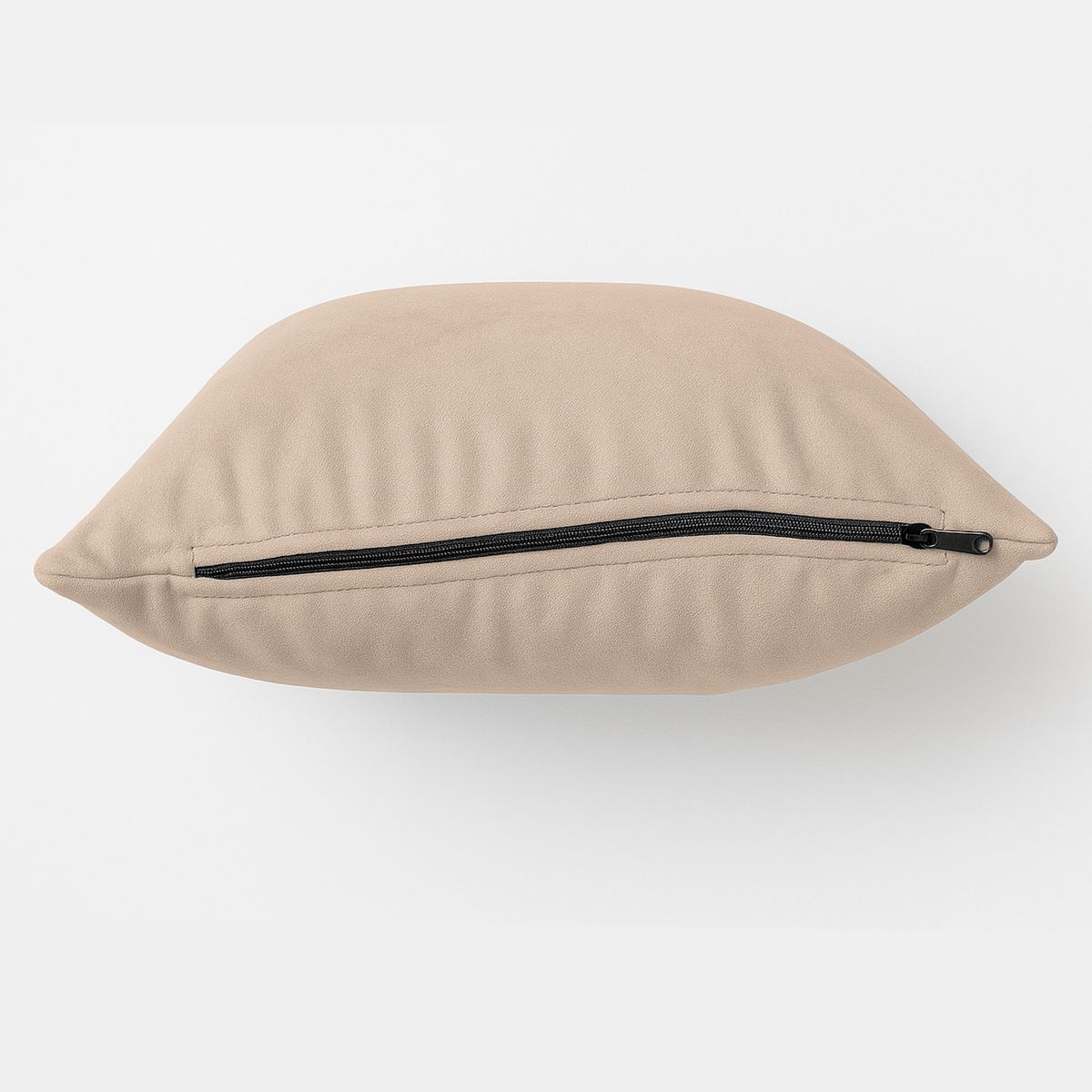 MBC - Set 4 Cojines 50x50 Con Cierre Felpa Beige