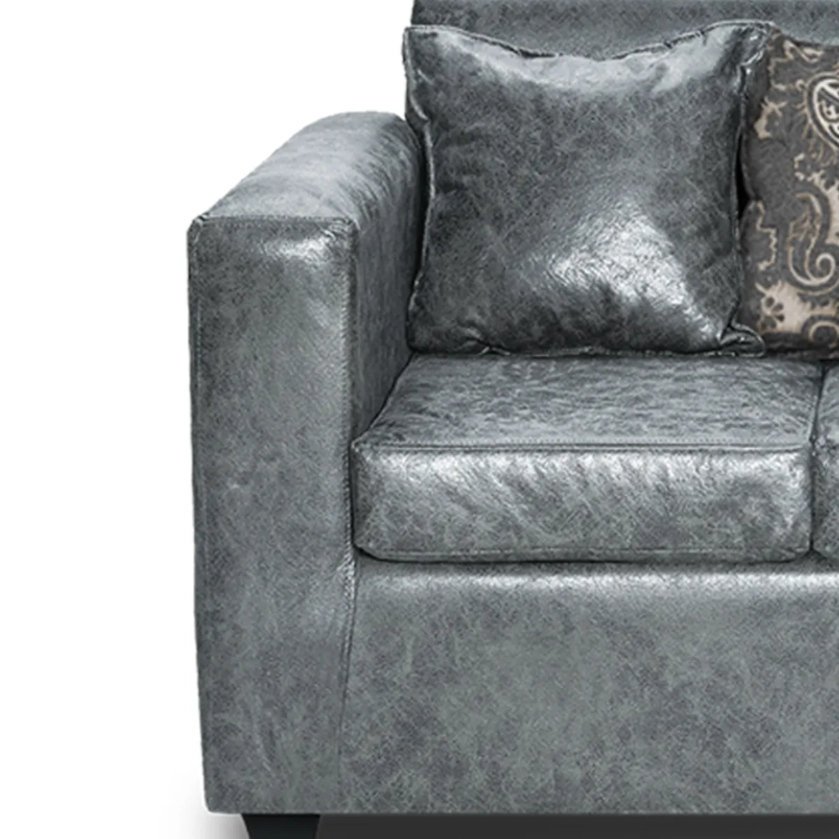 ADONIS LEUDH - Living 3+1+1 Ezeiza Envejecido Gris XL