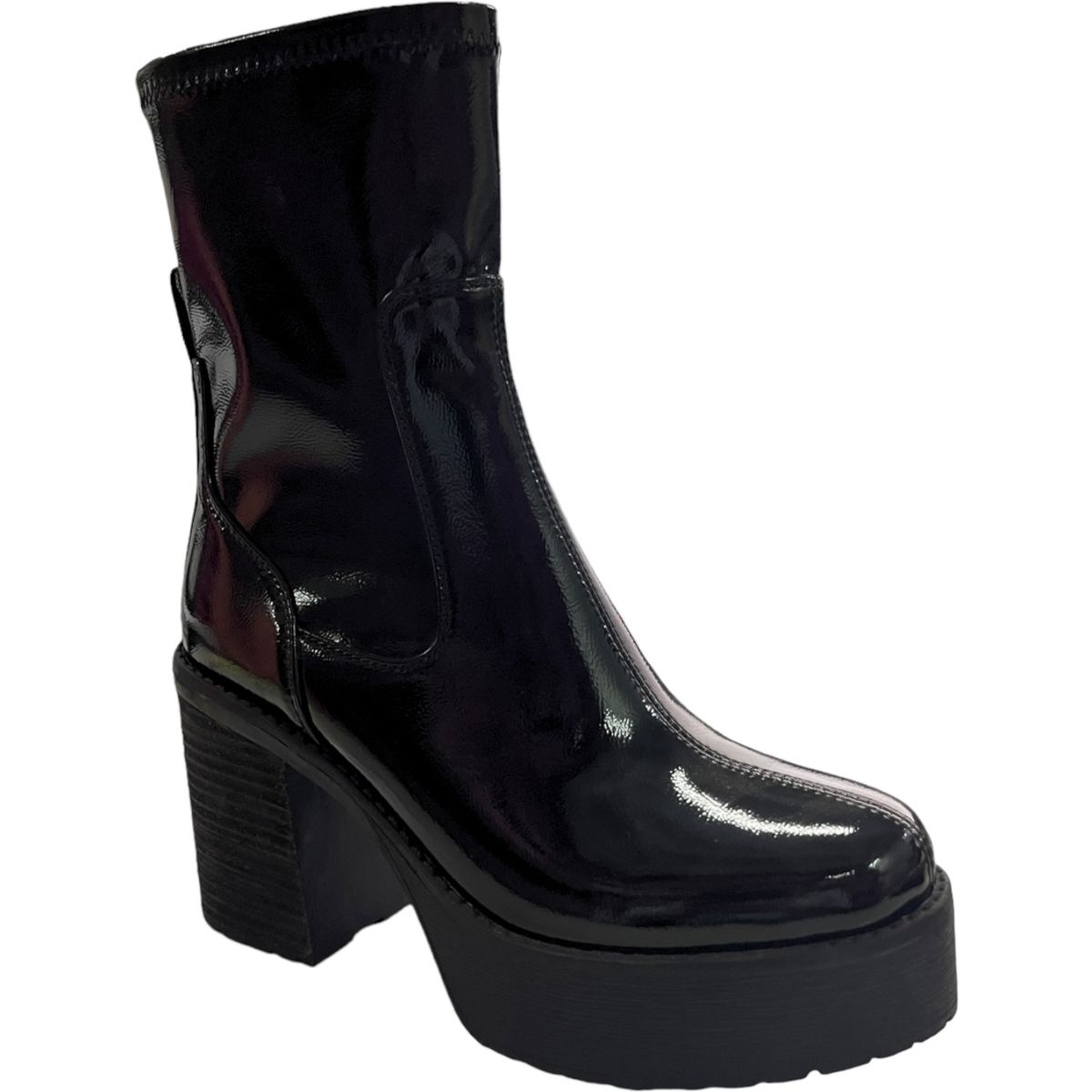 DETOGNI - Botin Mujer Negro Plataforma Olvera Detogni