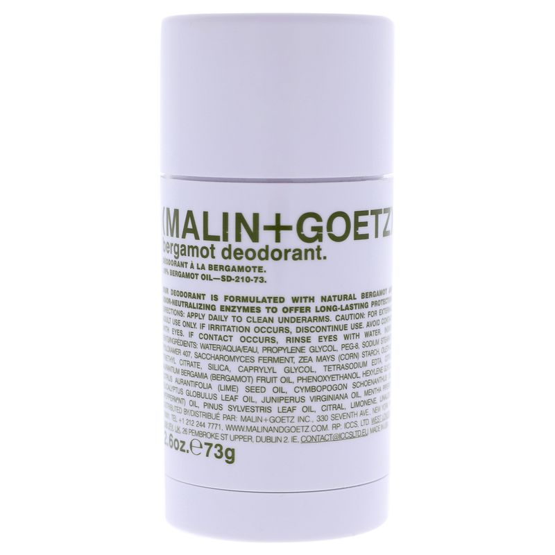 MALIN + GOETZ - Desodorante en Barra de Bergamota 80ml Malin + Goetz