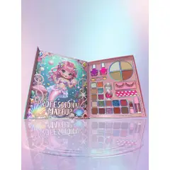 GENERICO - Juego De sombras Infantiles Sirenita Maquillaje