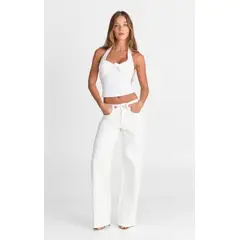 VELT - Top Blanco Corto Crop_.