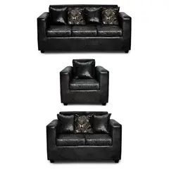 ADONIS LEUDH - Living 3+2+1 Ezeiza Envejecido Negro XL