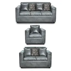 ADONIS LEUDH - Living 3+2+1 Ezeiza Envejecido Gris XL
